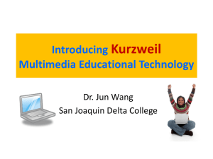 Introducing Kurzweil 3000 Multimedia Educational Technology