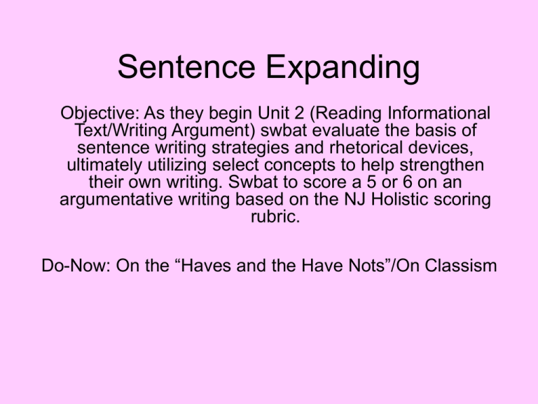 sentence-expanding