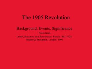 The1905 Revolution - roundwoodparkhistory