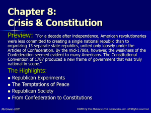 Chapter 7: Crisis & Constitution