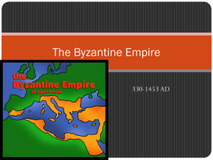 Rise of the Byzantine Empire