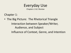 Everyday Use Chapter 2 Summary
