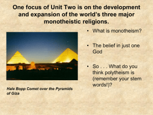 3 Religions PowerPoint