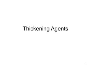 Thickening Agents