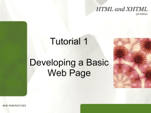New Perspectives on HTML and XHTML, 5e