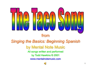 Taco Song