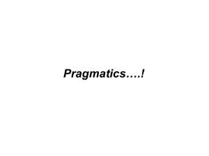 Pragmatics Materials