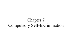 Chapter 7 Compulsory Self
