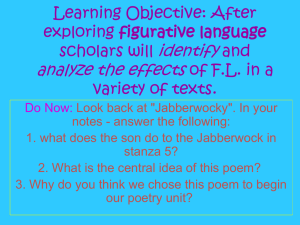 Learning Objective: After exploring figurative