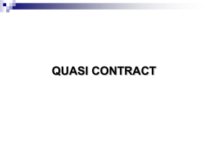 quasi contract - WordPress.com