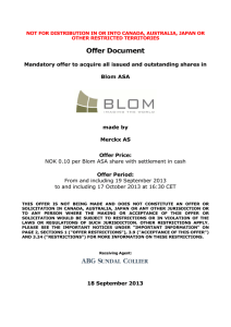 Offer Document - ABG Sundal Collier