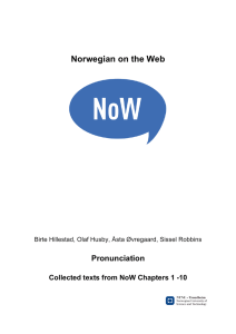 Norwegian on the Web