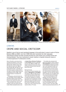 crime and sociaL criticism