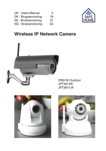 Wireless IP Network Camera