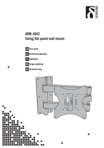 ARM-4042 Swing flat panel wall mount
