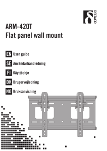 ARM-420T Flat panel wall mount