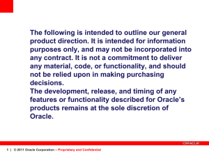 Oracle Database - PAR-TEC