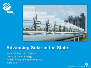 Advancing Solar in the State