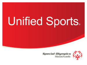 Unified Sports - Special Olympics Massachusetts