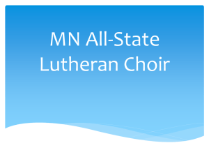 MN All-State Lutheran Choir