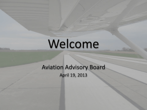 Aviation Advisory Board Presentation April 2013
