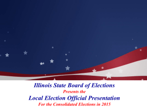 2015 LEO Presentation - Illinois State Board of Elections