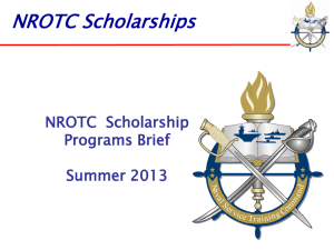 NROTC Scholarship Brief