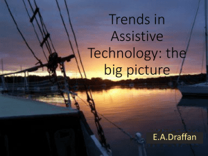 Trends in Assistive Technology: the big picture