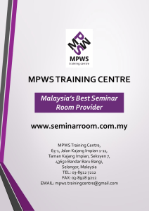 types of seminar rooms - MPWS Rich Training #seminarroom