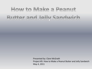 How to Make a Peanut Butter and Jelly Sandwich