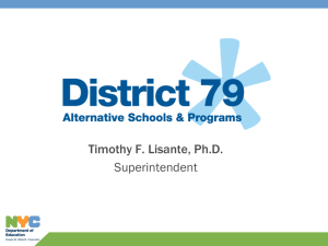 District 79 Alternative High Schools & Programs