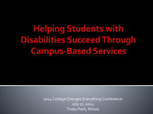 Session 1E - Helping Students with Disabilities