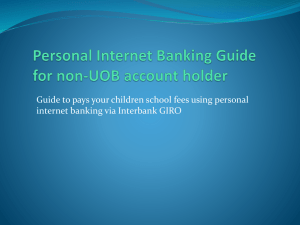 UOB Personal Internet Banking