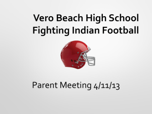 Video - Vero Beach Fighting Indian Football #FIGHTON