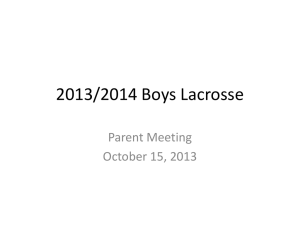 2013/2014 Boys Lacrosse