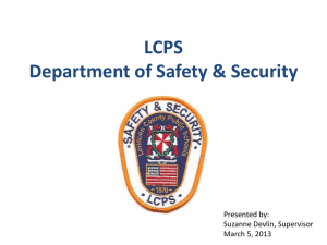 LCPS Department of Safety & Security