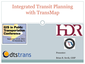 Powerpoint - Transit GIS Clearinghouse
