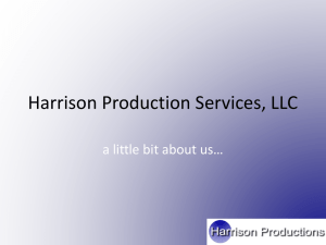 HPS Business Presentation - Harrison Production Services, LLC