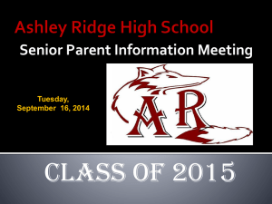 Scholarships - Ashley Ridge High School