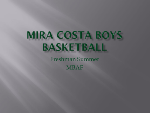 Incoming 9th Graders - MIRA COSTA BOYS BASKETBALL