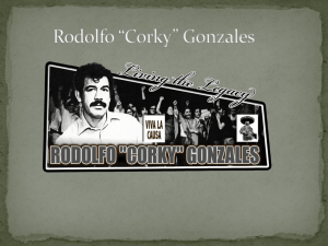 Rodolfo *Corky* Gonzales