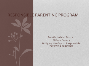 Responsible Parenting Program