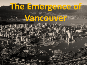 The Emergence of Vancouver and econ diversity