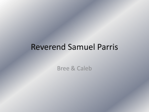 Reverend Samuel Parris