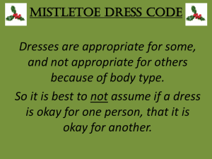 Prom Dress Code