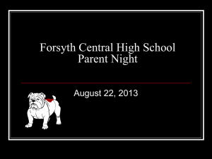 Parent Night - Forsyth County Schools
