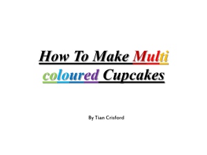 How To Make Multi coloured Cupcakes