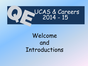 UCAS & Careers 2014/15