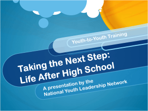 Education After High School - The National Youth Leadership Network