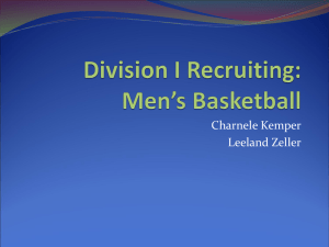 Division I Recruiting: Men`s Basketball